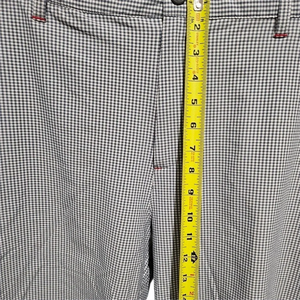 Adidas Golf Mens Ultimate365 Gingham Check Shorts Grey White DP0303 Size 40